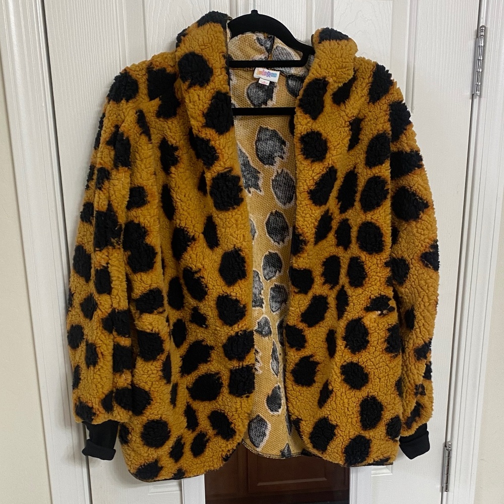 Like New - LulaRoe Teddy Bear borg-style Jacket - (XXS-S)